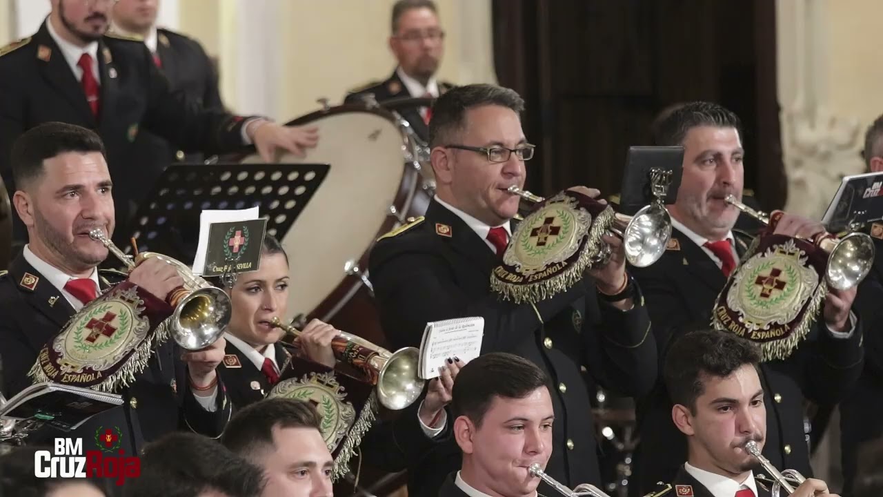 [4K] 75 ANIVERSARIO. Saeta Cordobesa (P. Gámez Laserna) | Banda Cruz Roja  | Concierto San Jacinto