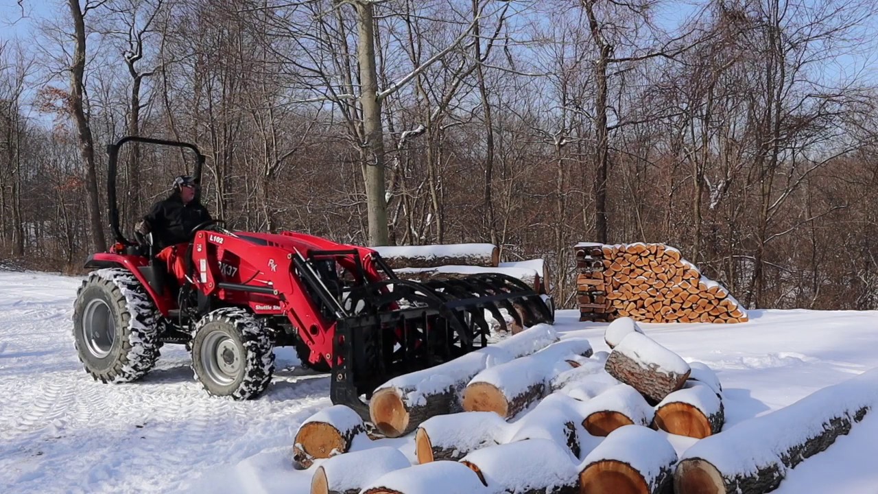#344 BEST TRACTOR ATTACHMENT for FIREWOOD! The GRAPPLE!