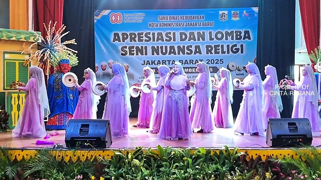 QASIDAH REBANA PERCONTOHAN | APRESIASI & LOMBA SENI NUANSA RELIGI JAKARTA BARAT 2025