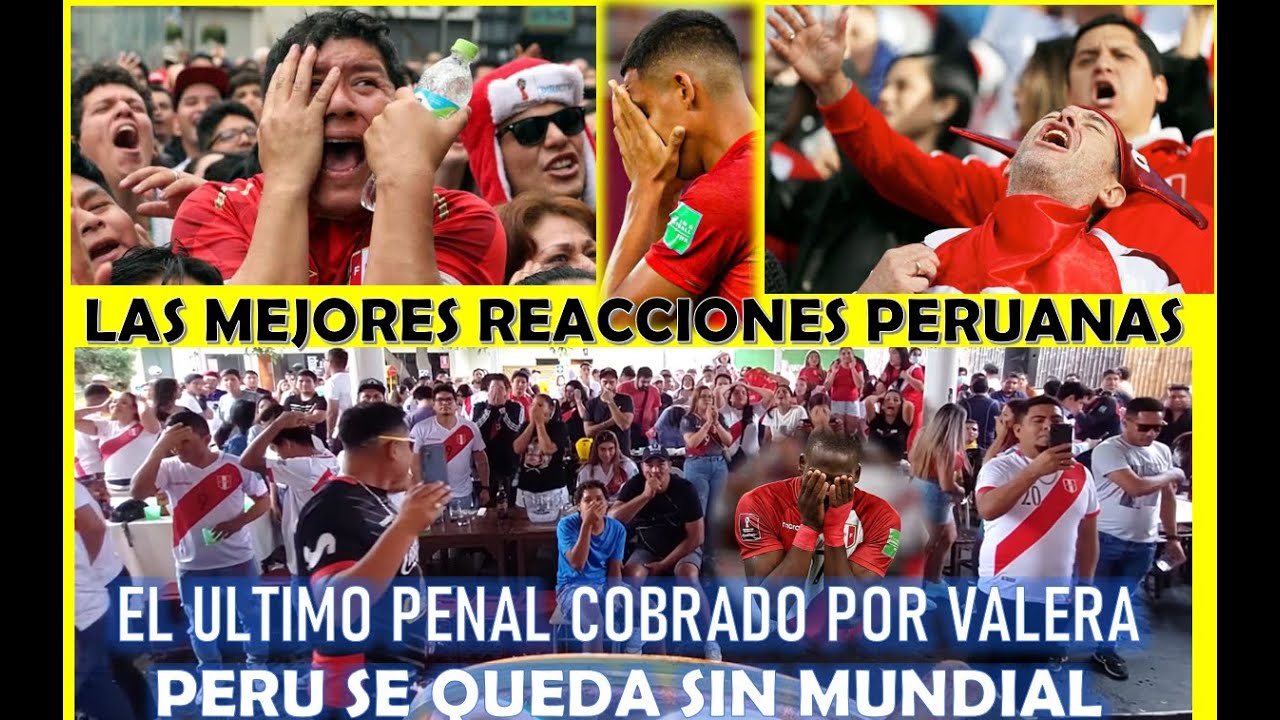 MEJORES REACCIONES  - ALEX VALERA PENAL FALLADO/ ELIMINACION DE PERU DEL MUNDIAL DE QATAR 2022