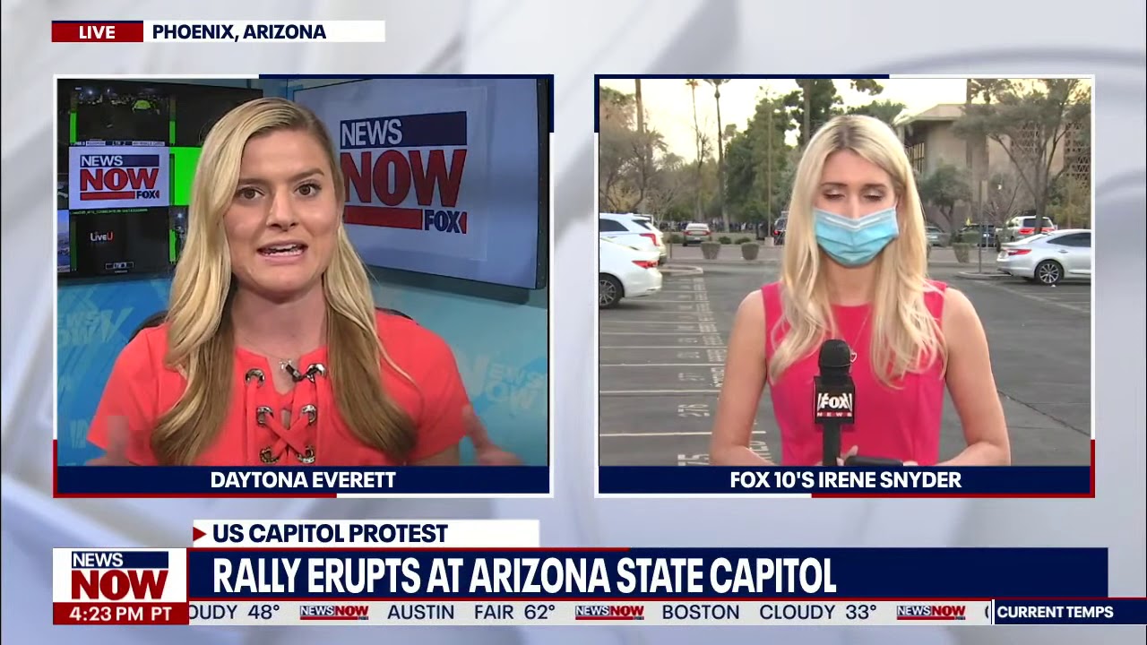 U.S. CAPITOL RESPONSE: Rally Erupts At Arizona State Capitol | NewsNOW from FOX