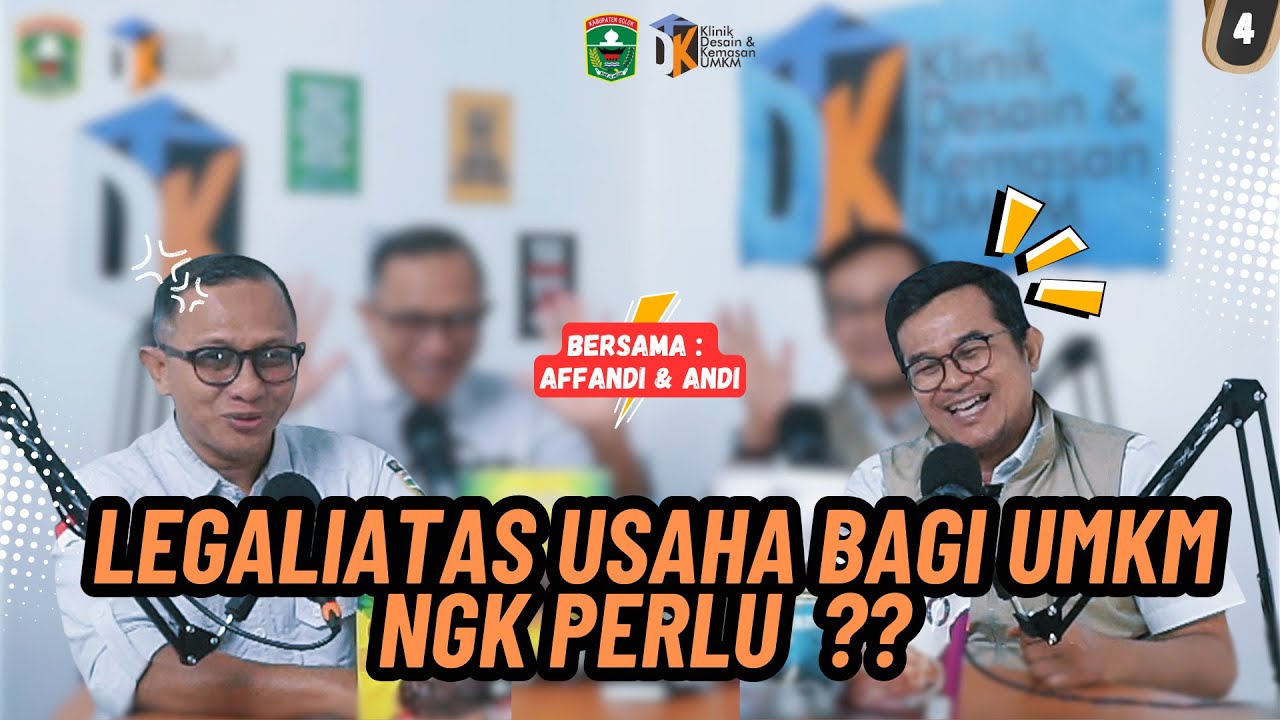 LEGALITAS USAHA BAGI UMKM NGAK PERLU ??