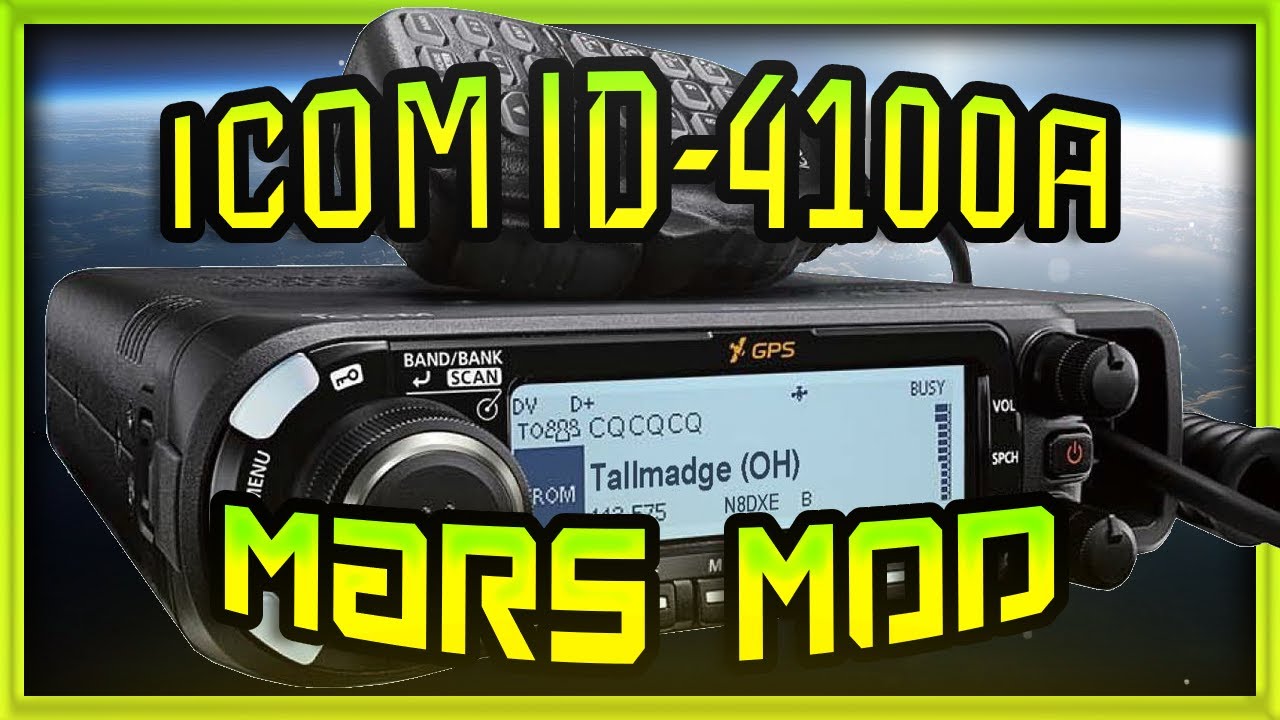 ICOM ID-4100A Mars Mod / Extended TX #N1RIP0002