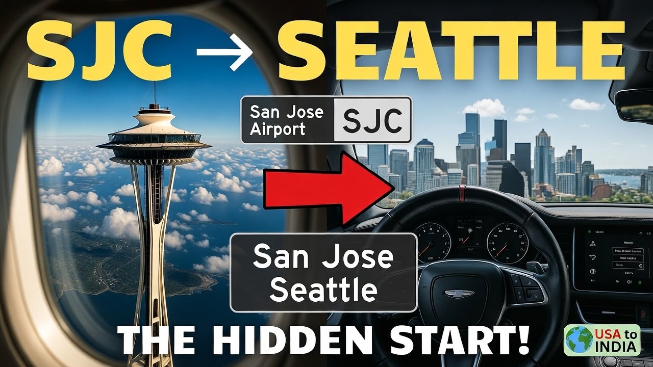 SJC to Seattle Flight Journey & Luxury Sports Car! #Seattle