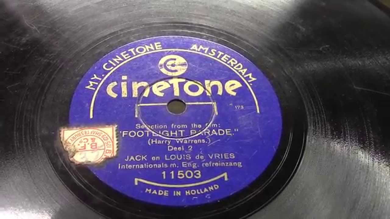 Jack en Louis De Vries: Footlight parade Deel 2. (ca 1933).