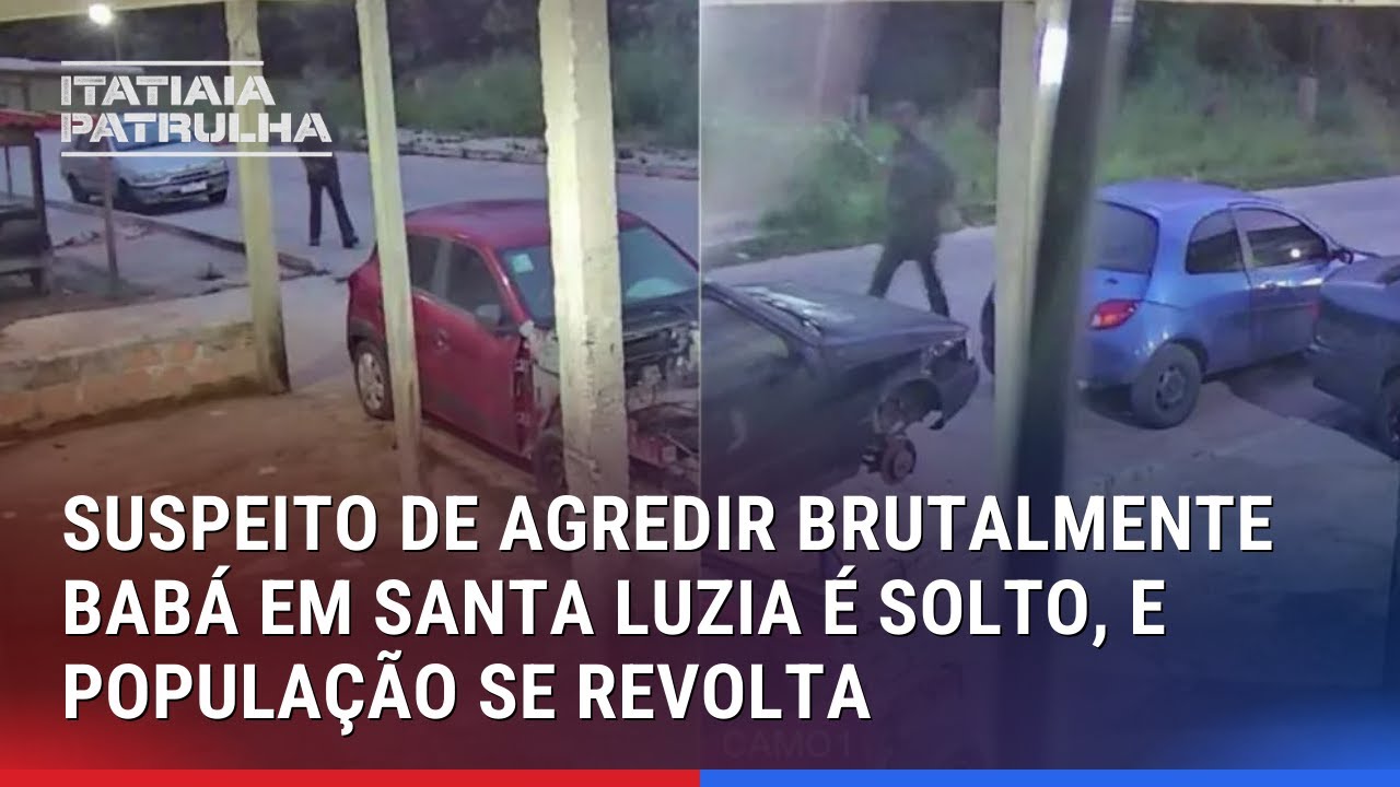SUSPEITO DE AGREDIR BRUTALMENTE BABÁ EM SANTA LUZIA É SOLTO, E POPULAÇÃO SE REVOLTA: 'DESRESPEITO'