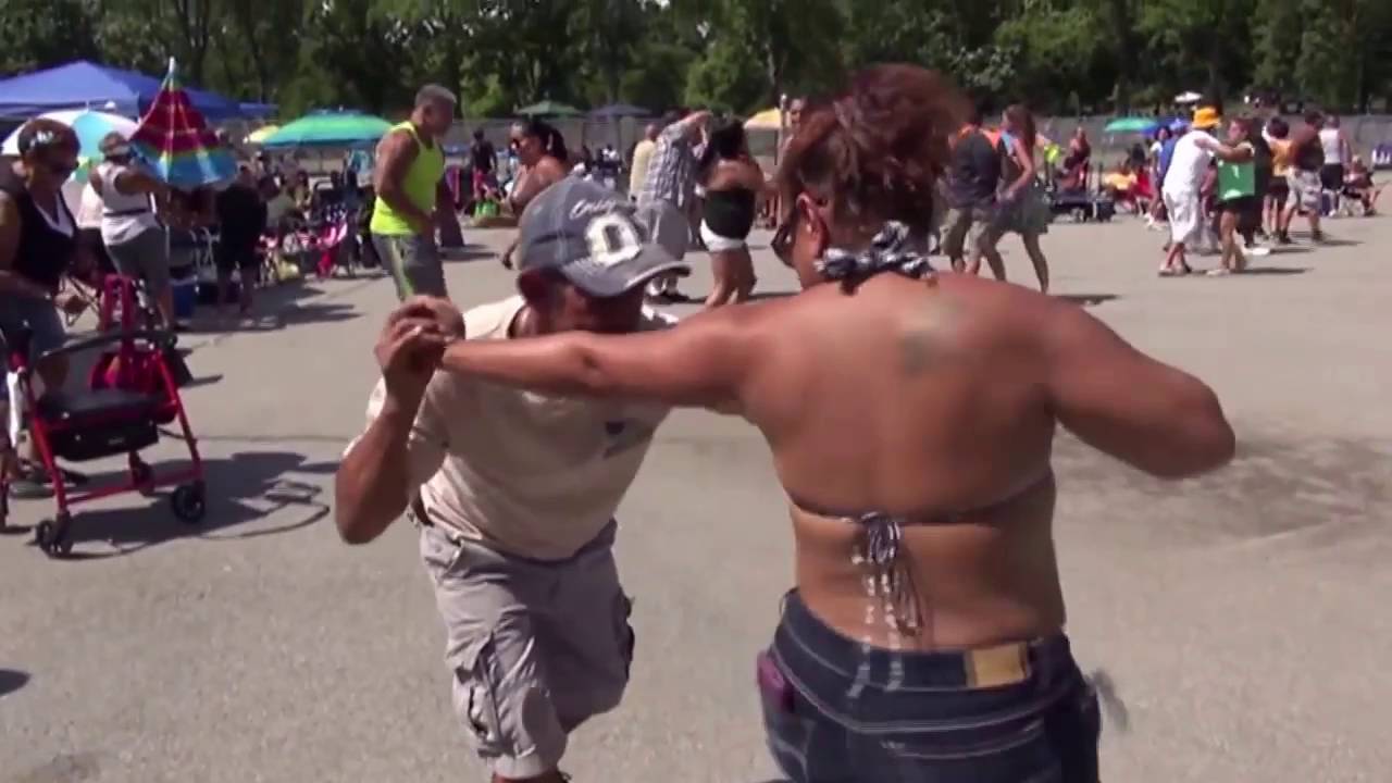 Salsa dancing at Orchard Beach by Jose rivera