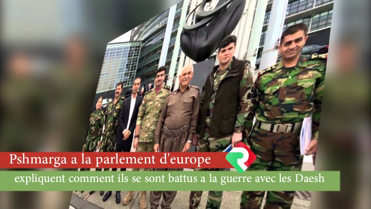 peshmarga a la parlement d'Europe