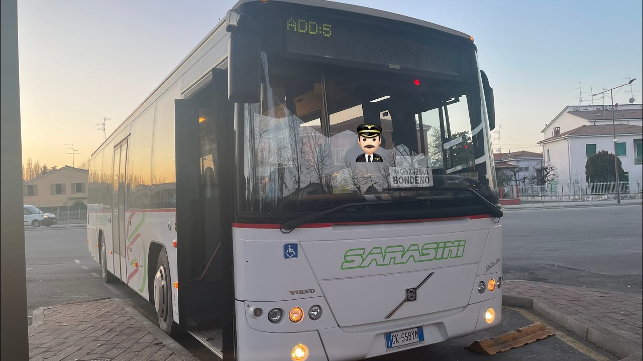 A bordo del volvo 8700 le di sarasini vett 558