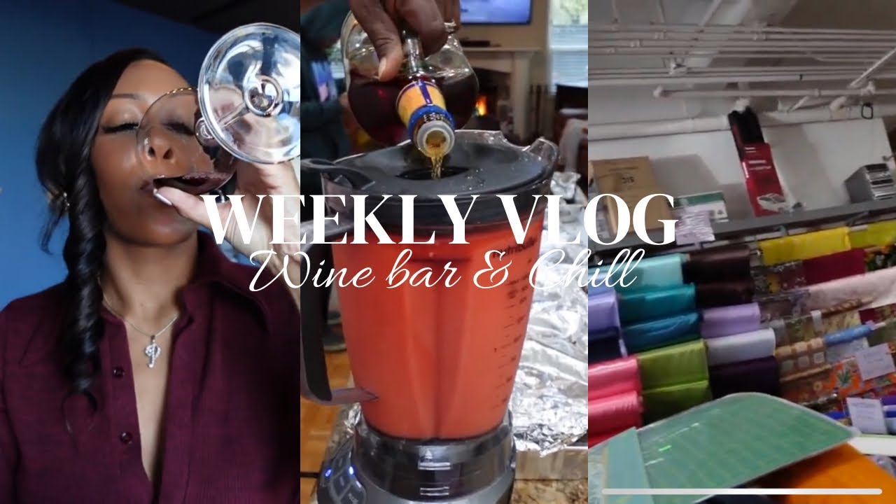 VLOG | WINE BAR + CHILL SUNDAY + I NEED A BOLSTER