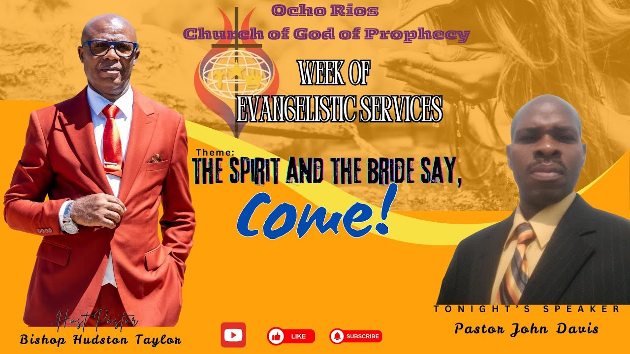 The Ocho Rios Church of God of Prophecy Crusade Night 5| March 13, 2025