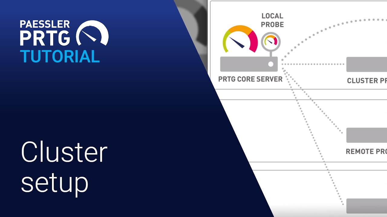 PRTG Tutorial - How to Set Up a Cluster