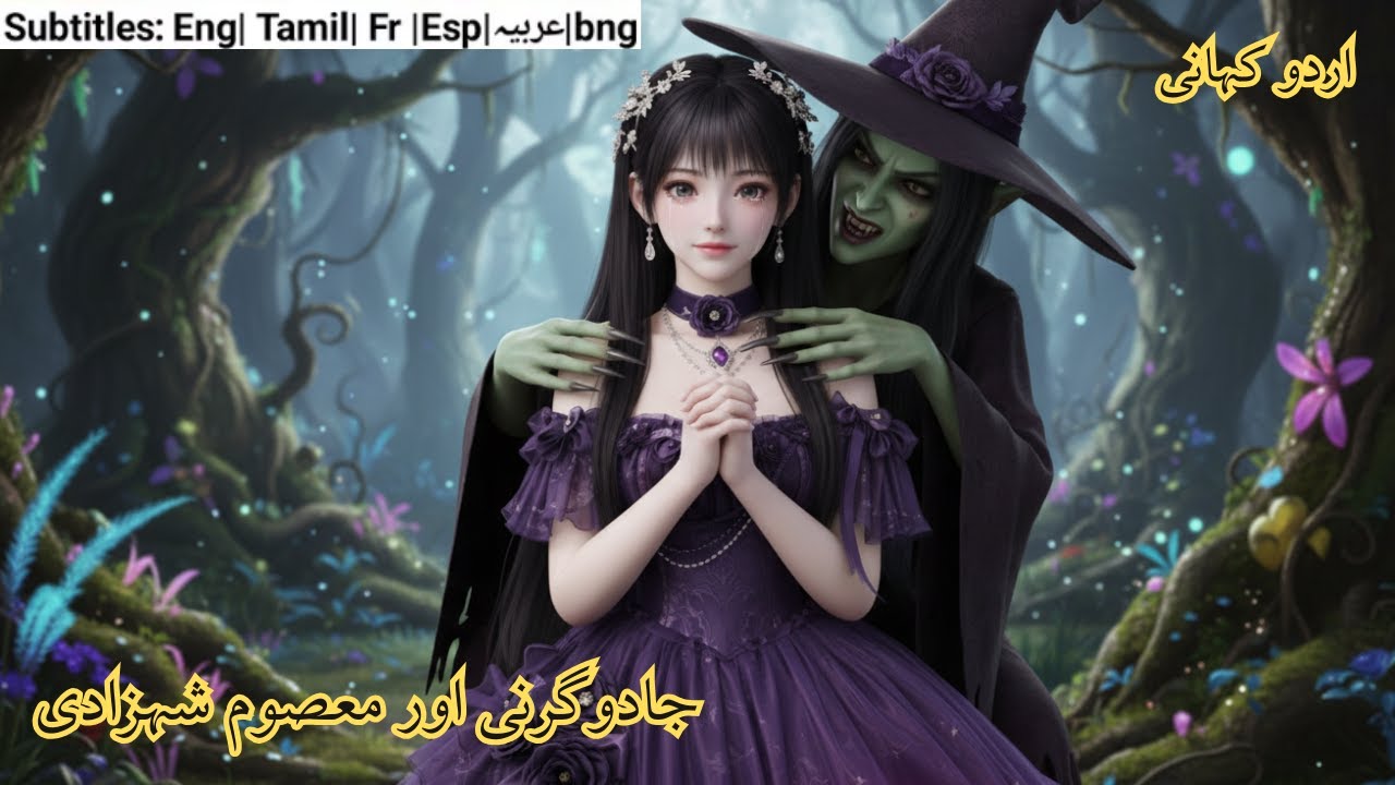 Captured Princesses & The Witch’s Vengeance 🔥|قید شدہ شہزادیاں 💗|#fairytalesstory #urdufairytale