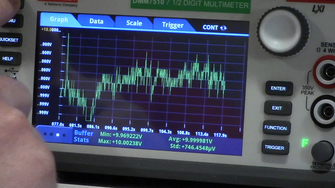 LTZ1000A 7 to 10v buffer testing