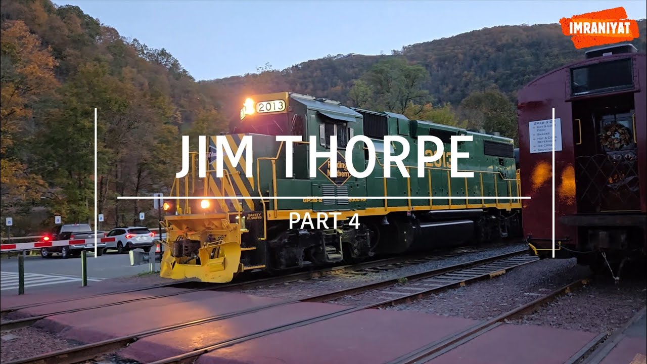 🚆 Jim Thorpe Train Ride – River, Railway Tracks & Station Views | Episode 4 | Imraniyat