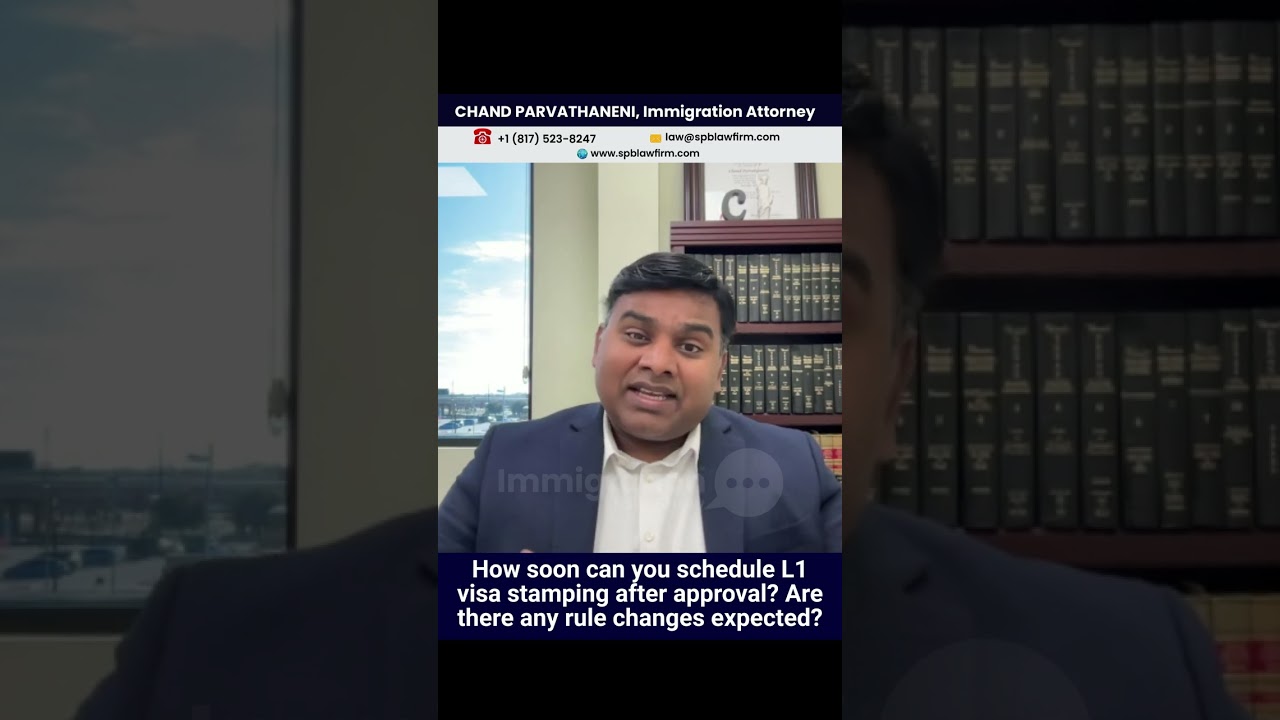 ⏰ L1 Visa Stamping: How Soon After Approval & What Rule Changes to Expect? 🌍💼 #L1Visa #VisaStamping