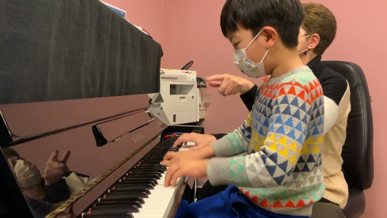 Schumann. Knight Rupert. Piano Lesson in Progress with Jerry (6)  Irina Gorin