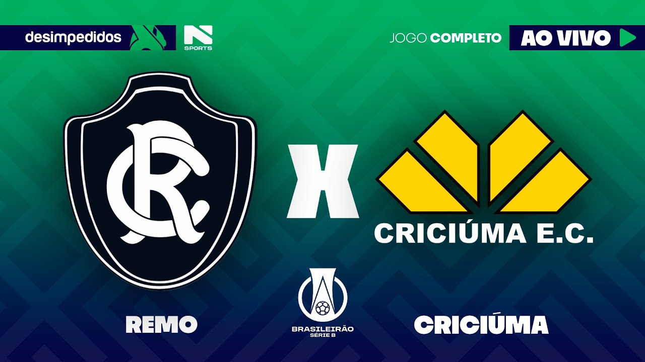 🔴 REMO X CRICIÚMA | AO VIVO E COM IMAGENS | BRASILEIRÃO SÉRIE B 2025