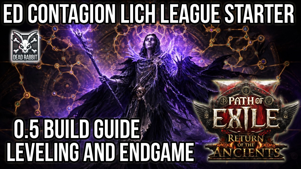 ED Contagion Lich: стартовый билд для лиги &mdash; обновление гайда 0.5 &mdash; прохождение кампании и эндгейм