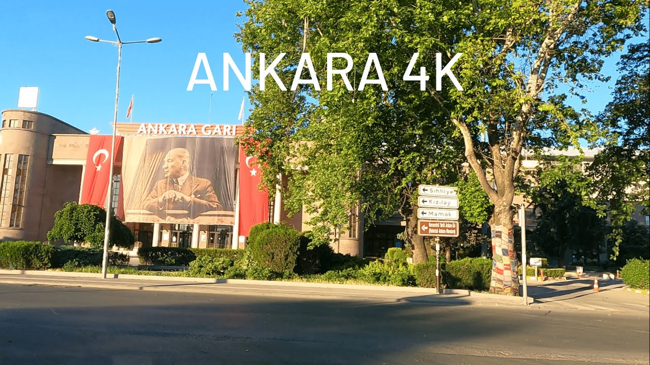 Ankara 4K - Morning Drive on 19th May -  Driving Downtown