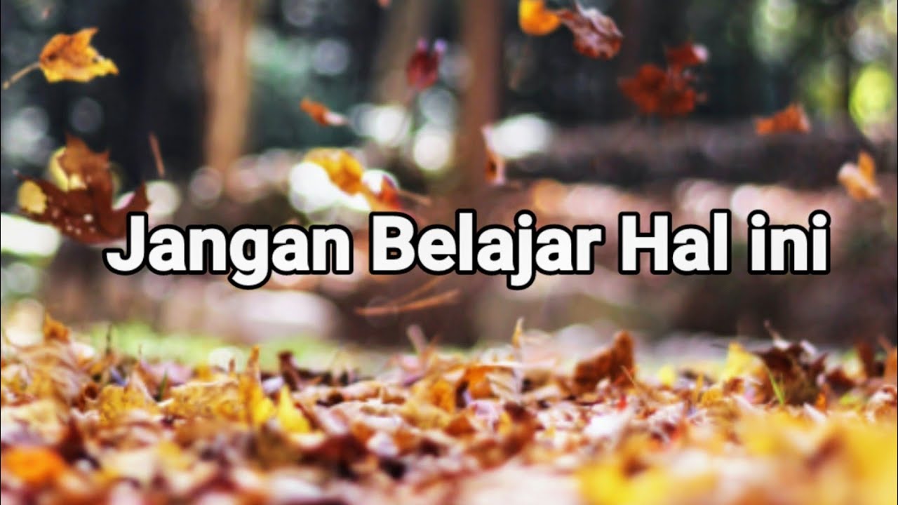 Jangan Belajar Hal ini - Renungan dan Doa Pagi Suara Injil