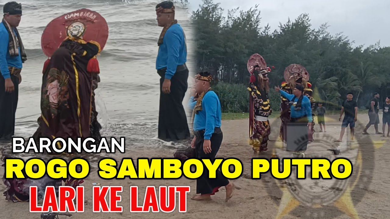 VIRAL TERBARU !! SEMUA BARONGAN ROGO SAMBOYO PUTRO LARI KE LAUT, ADA APA SEBENARNYA??!!