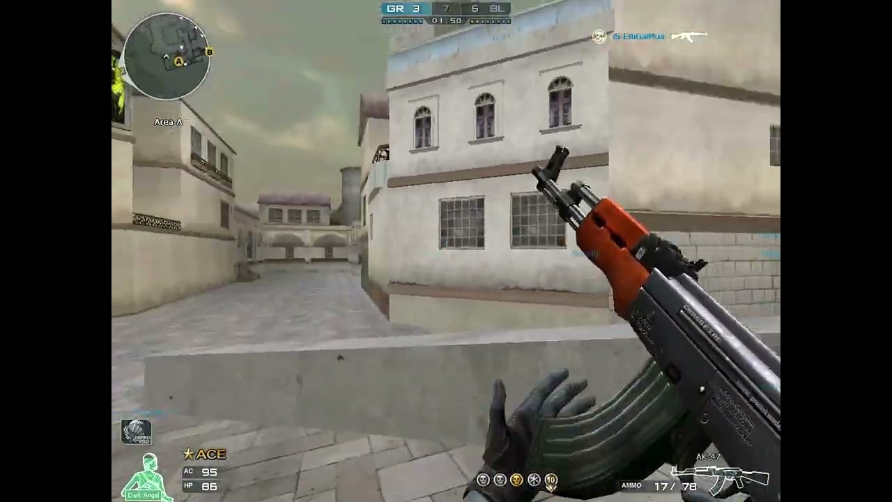 (  CF4VN ) Trở lại tuổi thơ với khẩu AK - 47 khi  bị team bạn dẫn trước 2 - 6  và cái kết