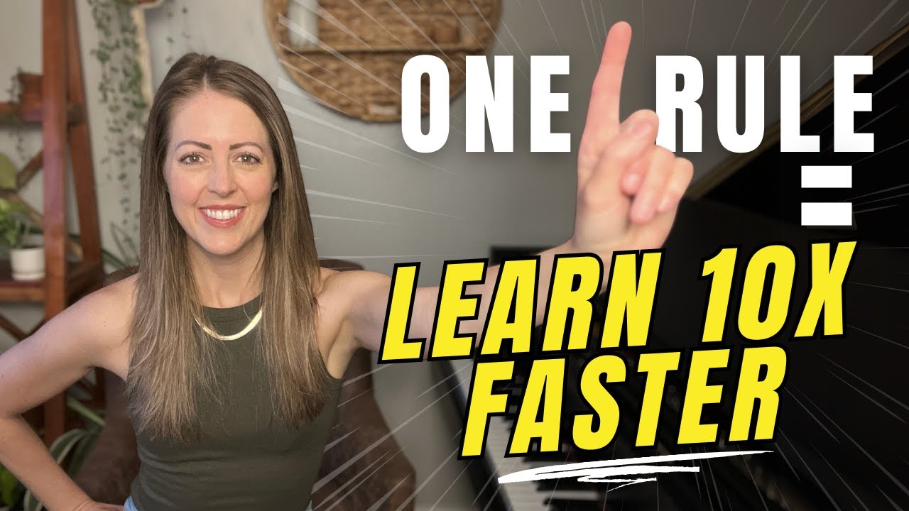 Learn Any Piano Piece 10x Faster With ONE Rule