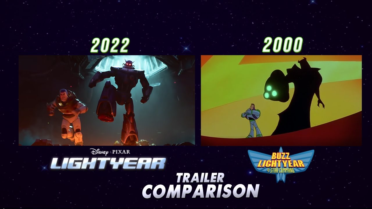 Disney-Pixar's Lightyear (2022) - Trailer 1 Comparison