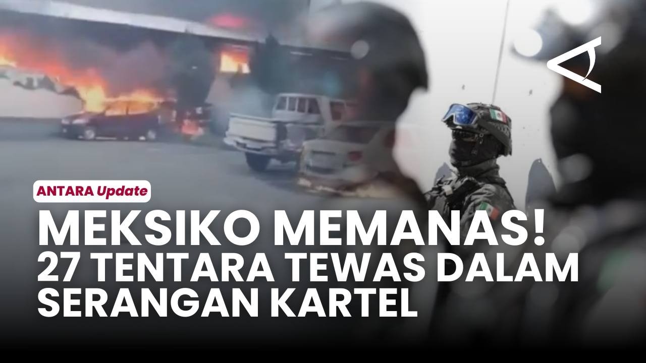Bak Medan Perang! Bandara Meksiko Lumpuh Hingga 27 Tentara Tewas