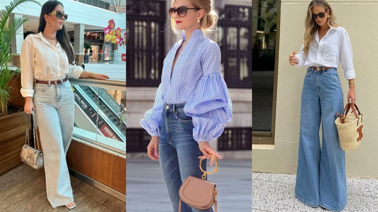 С ЧЕМ СОЧЕТАТЬ ДЖИНСЫ  ВЕСНОЙ💕 ОРИГИНАЛЬНЫЕ ОБРАЗЫ С ДЖИНСОВЫМИ БРЮКАМИ