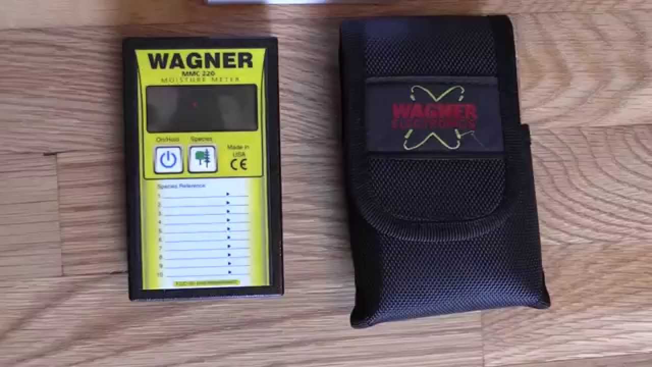 Measuring Wood Floor Moisture Content with the Wagner MMC-220