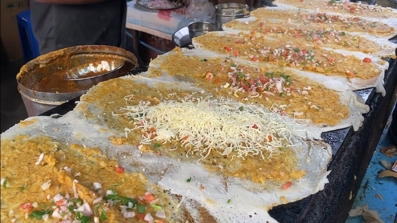 MASALA DOSA'S  || 7 DOSA'S AT A TIME || INDIAN STREET FOOD || @ RS. 60/-