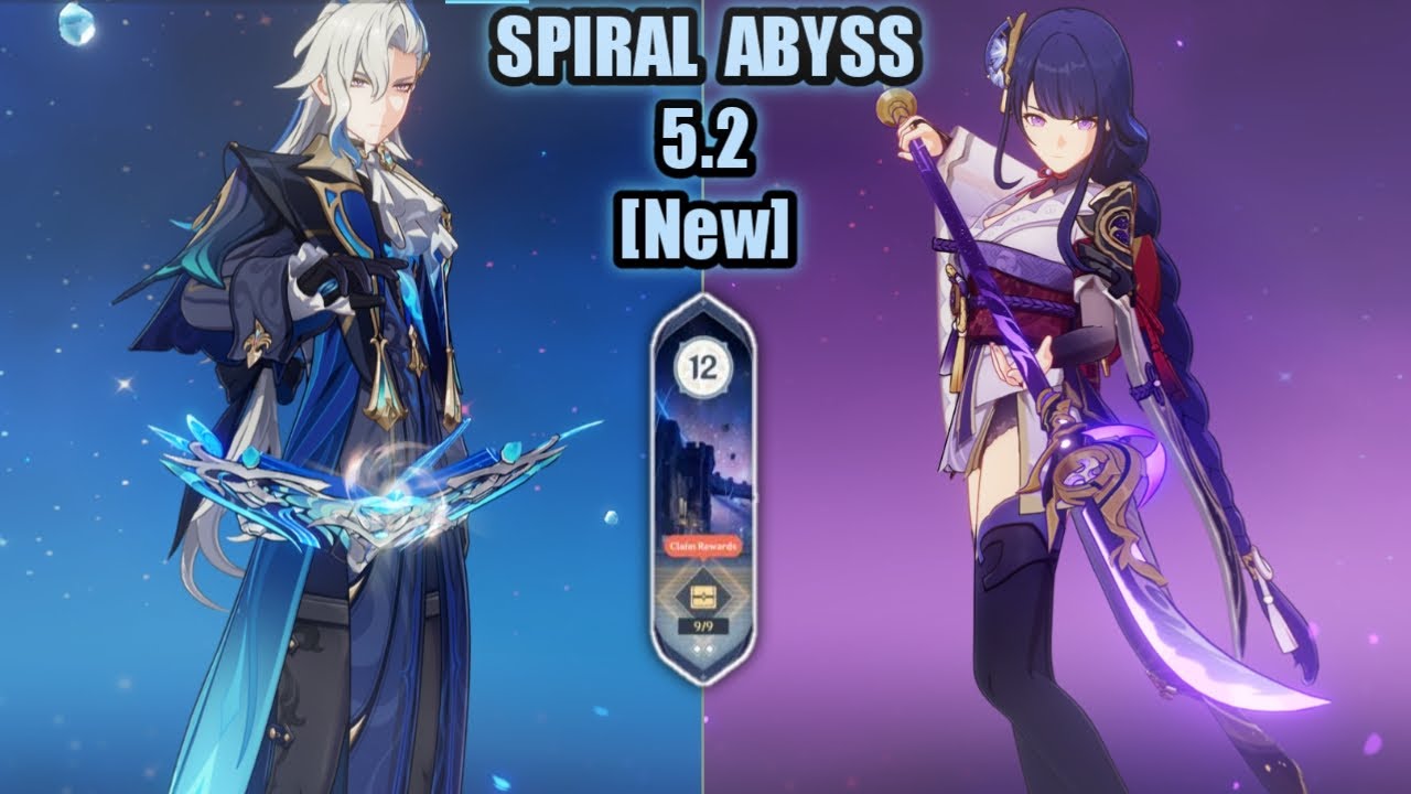 Hyper Neuvillette & Hyperload Raiden Shogun new spiral abyss 5.2 floor 12