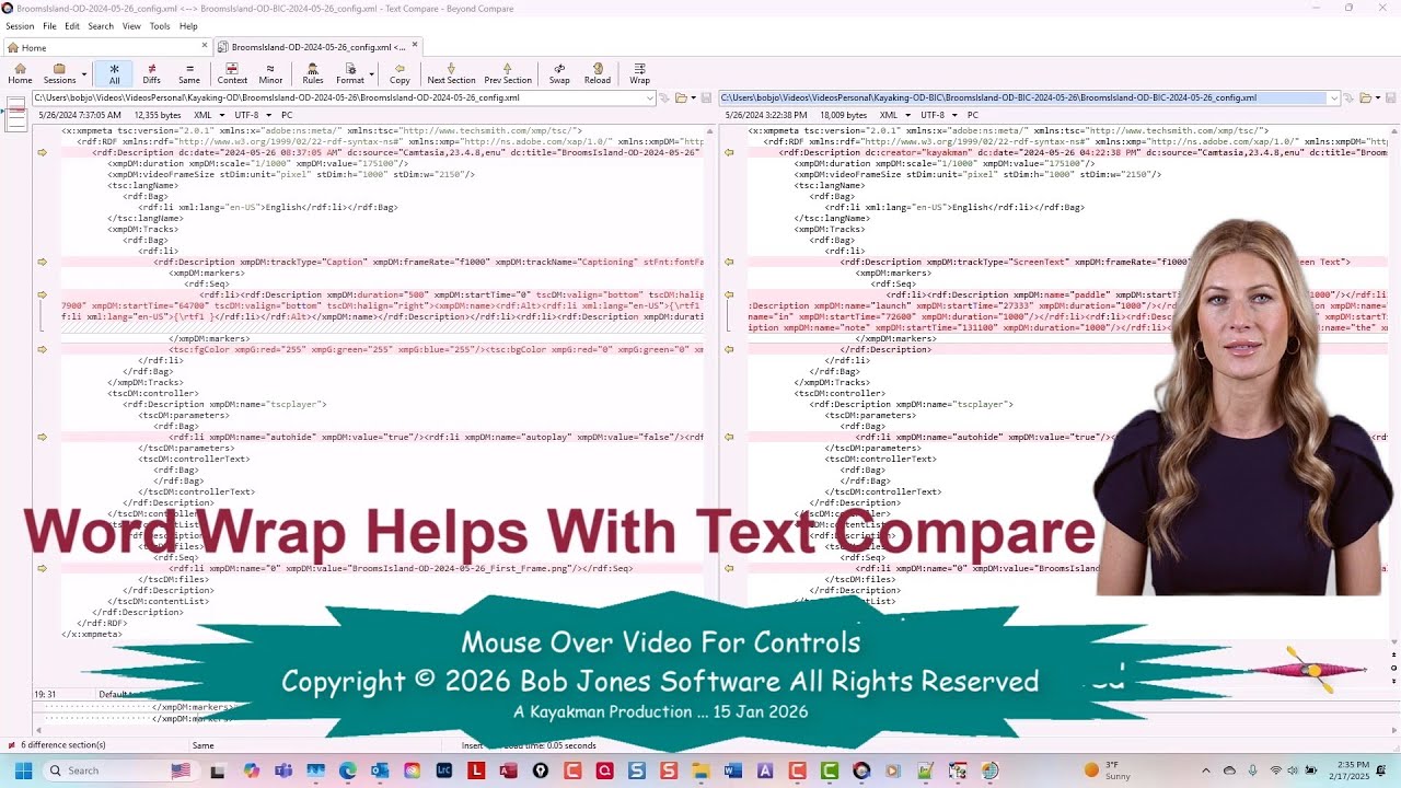 Beyond Compare 5 06 Word Wrap Helps With Text Compare Sessions BA