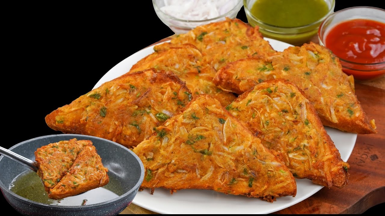 Masala Bread Toast Snacks Recipes for A Quick Tiffin Box Fix | Evening Snacks | Bread Onion Toast