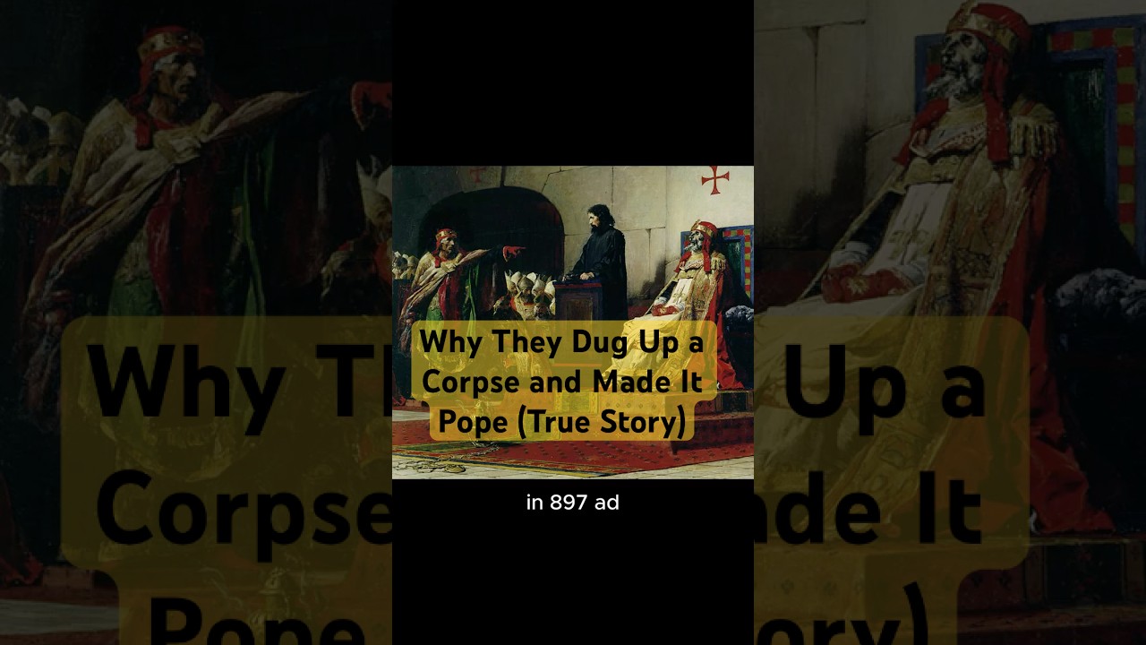 Why They Dug Up a Corpse and Made It Pope (True Story)