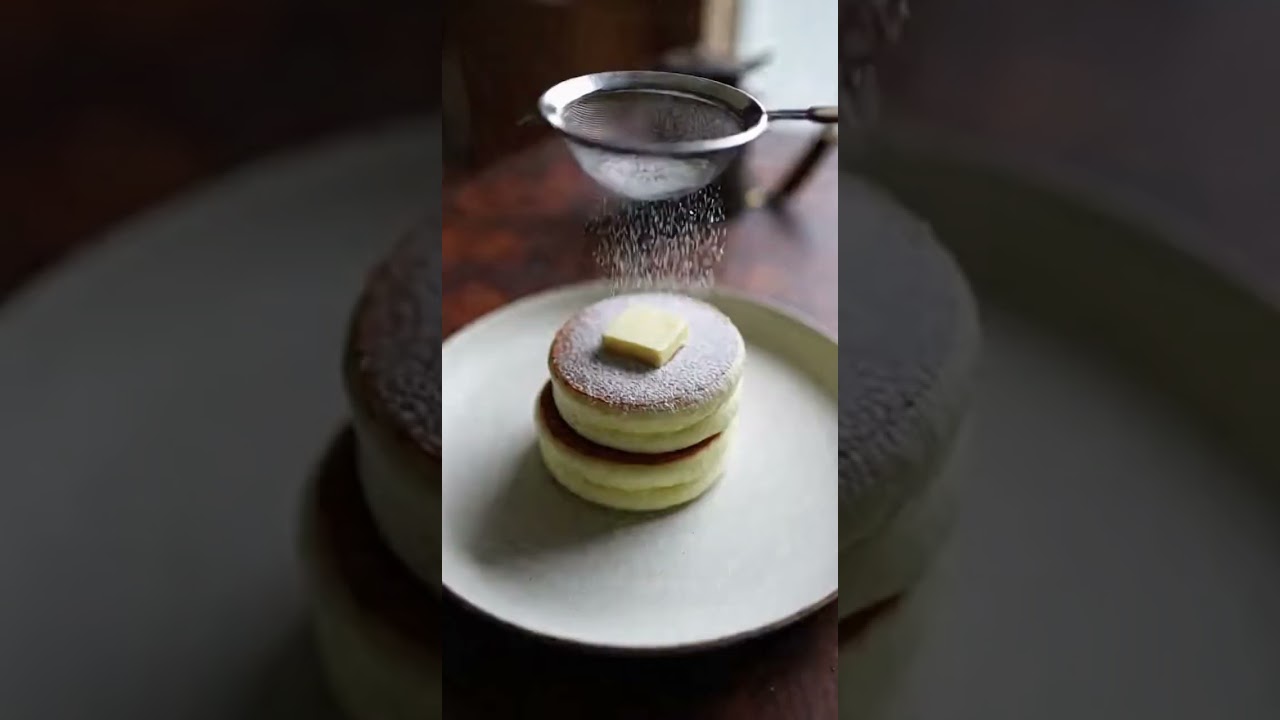 Japanese Fluffy Pancake ASMR (No Talking)