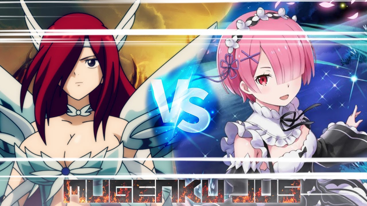 Erza Scarlet vs Ram [Fairy Tail vs Re Zero] ANIME MUGEN JUS