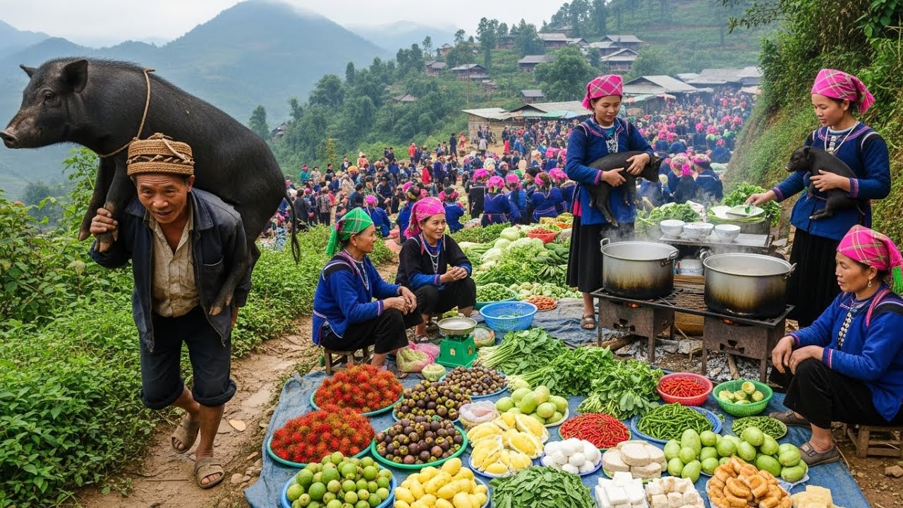 When I went to the Hmong market, I was surprised by the sheer number of attractive items available.