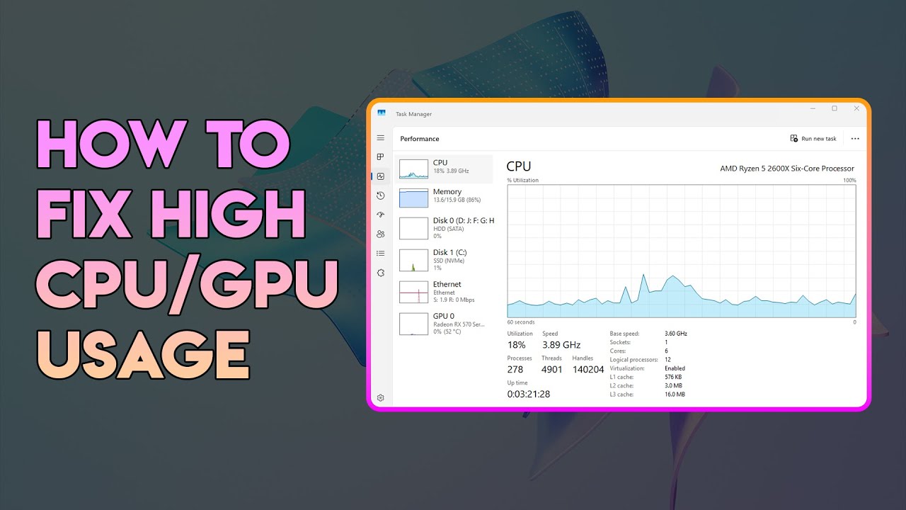 How to Fix High CPU/GPU Usage 🛠️