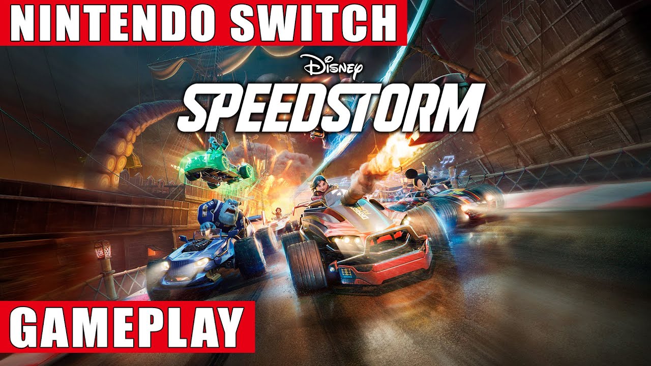 Disney Speedstorm Nintendo Switch Gameplay