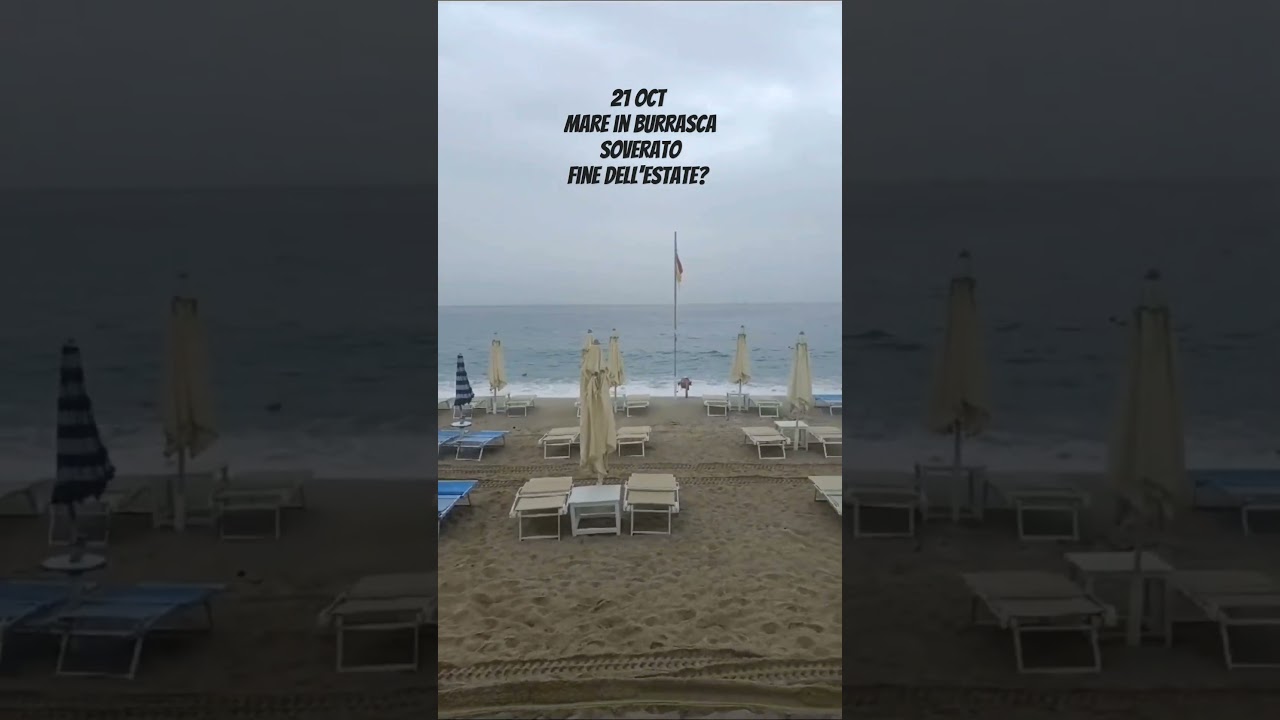 #soverato #mare in burrasca! fine Dell #estate?