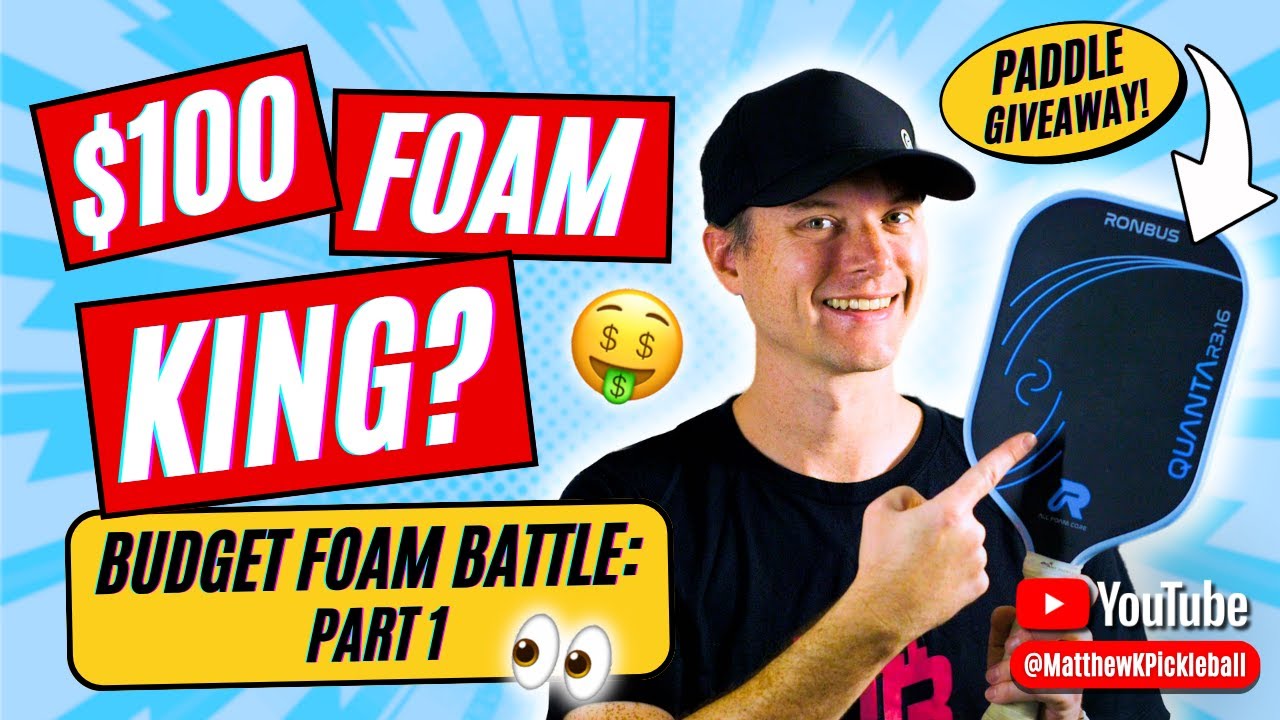🤑 Обзор и розыгрыш Ronbus Quanta! 🎁 | Бюджетная пенная лопатка КОРОЛЬ?!? 🏓 #pickleballislife #ron...