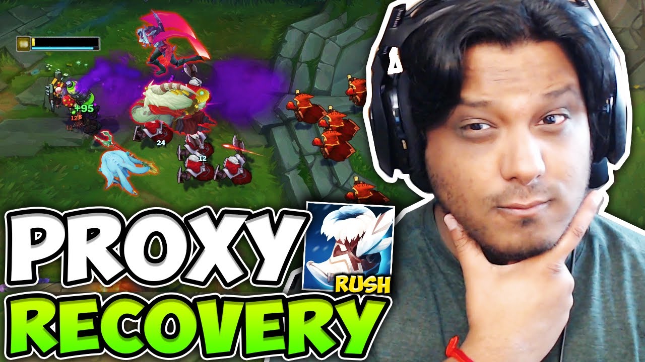 HOW TO PROXY WHEN THEY CAMP YOU TOP! (PROXY RECOVERY) - League of Legends