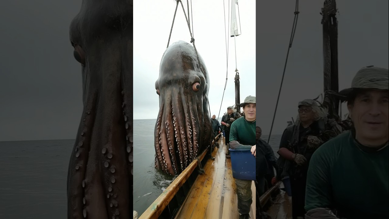 Гигантский осьминог Марианской впадины, вызвавший кораблекрушения