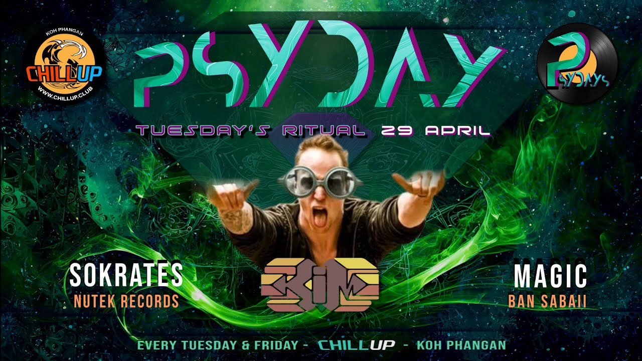 #KohPhangan 6 hour #Psytrancemix  K.I.M. [Zero1 Music] + Sokrates + Magic