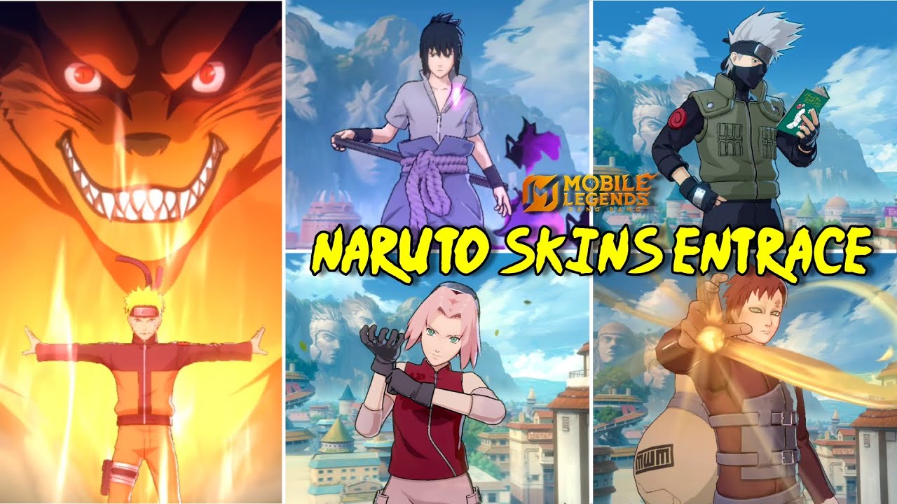 NARUTO SKINS ENTRANCE  | Mobile Legends