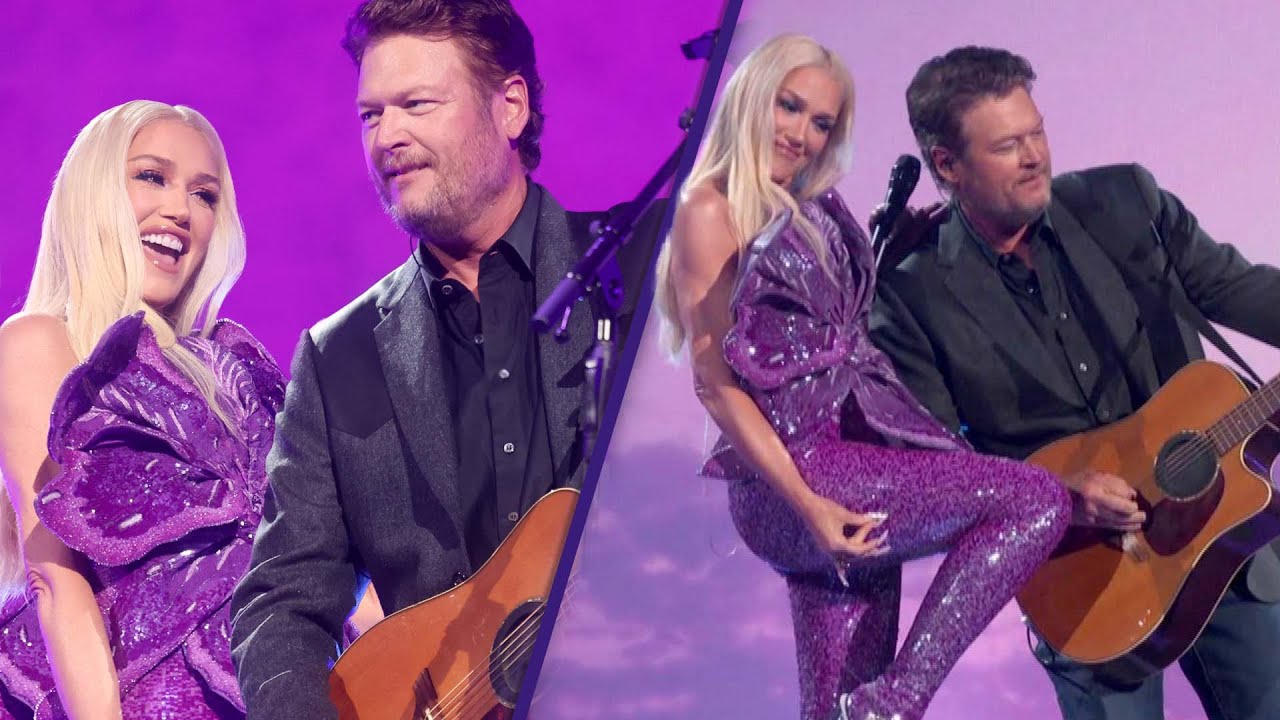 Watch Gwen Stefani and Blake Shelton’s LOVED-UP ACM Awards Duet of Purple Irises