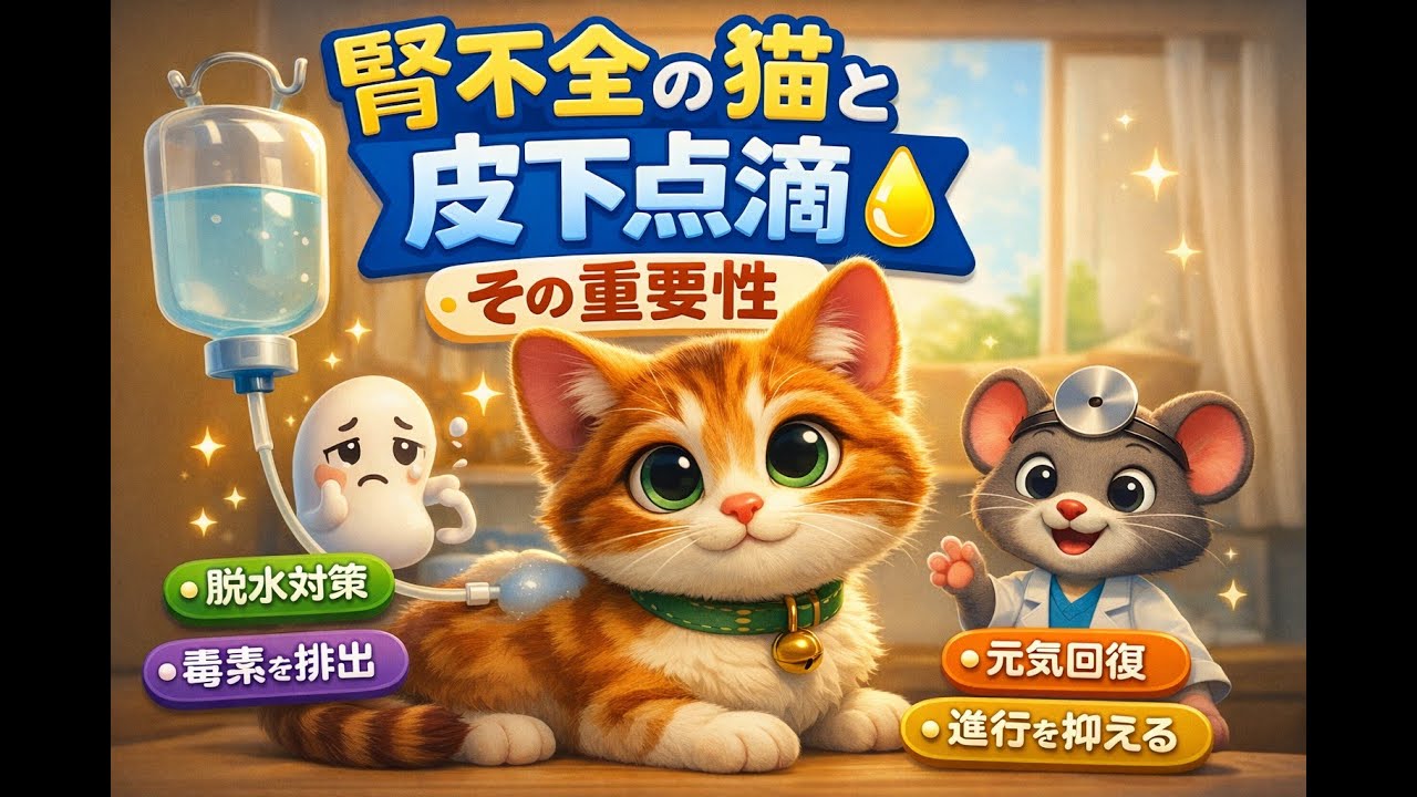 腎不全の猫にとって皮下点滴はなぜ必要？｜命を支える在宅ケア